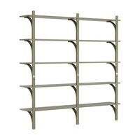 Levi 180 Shelf Large Brass/ Moss Green/Ash