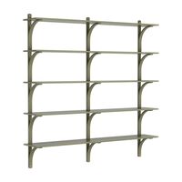 Levi 180 Shelf Large Brass/ Moss Green/Ash