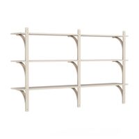 Aluminium / White pigmented lacquered ask