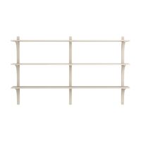 Levi 180 Shelf Medium Aluminum/White Pigmented Ash