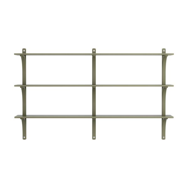 Levi 180 Plank Medium Aluminium/Mosgroen/Ash