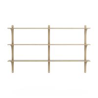 Levi 180 Shelf Medium Aluminum/Oak