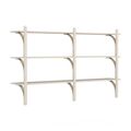 Brass / White pigmented lacquered ask