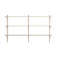 Levi 180 Shelf Medium Brass/ White Pigmented Ash