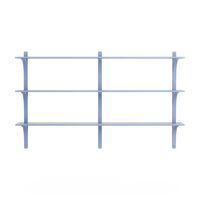 Levi 180 Plank Medium Messing/ Blauw/ Ash