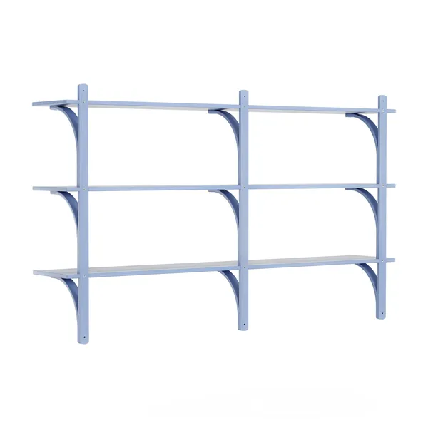 Levi 180 Plank Medium Messing/ Blauw/ Ash