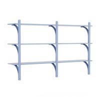 Levi 180 Plank Medium Messing/ Blauw/ Ash
