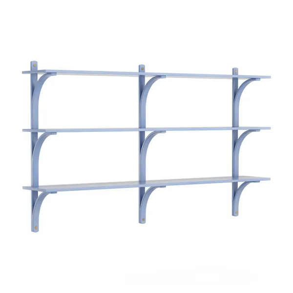 Levi 180 Plank Medium Messing/ Blauw/ Ash