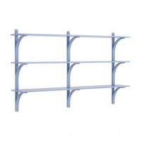 Levi 180 Plank Medium Messing/ Blauw/ Ash