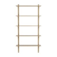 Levi 90 Shelf Large Aluminum/Oak