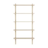 Levi 90 Hylde Stor Aluminium/Ask