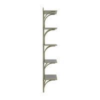 Levi 90 Planken Groot Aluminium/Mosgroen/Ash