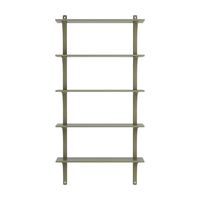 Levi 90 Planken Groot Aluminium/Mosgroen/Ash