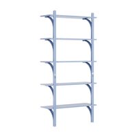 Levi 90 Planken Groot Messing/ Blauw/ Essenhout