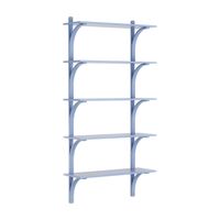 Levi 90 Planken Groot Messing/ Blauw/ Essenhout