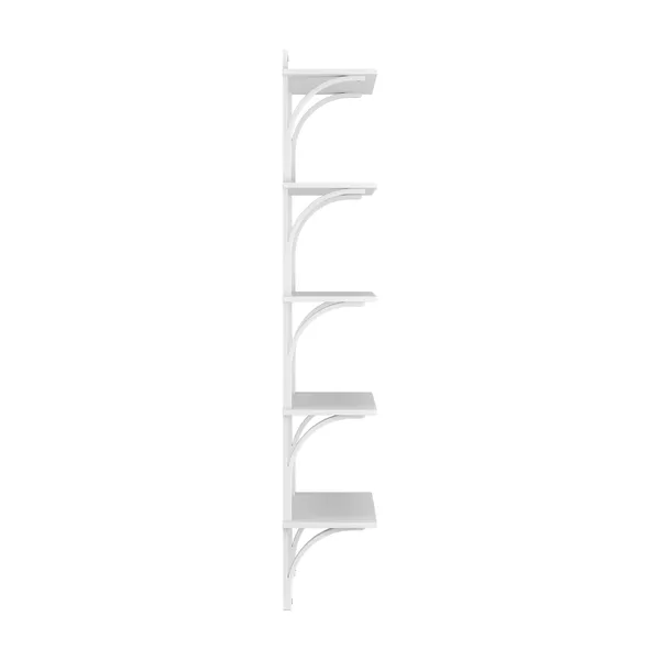Levi 90 Shelf Large Brass/ White Ash