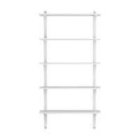 Levi 90 Shelf Large Brass/ White Ash
