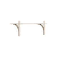 Brass / White pigmented lacquered ask