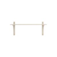 Levi 90 Shelf Small Brass/ White Pigmented Ash