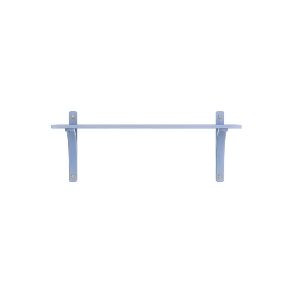 Levi 90 Shelf Small Brass/ Blue/Ash