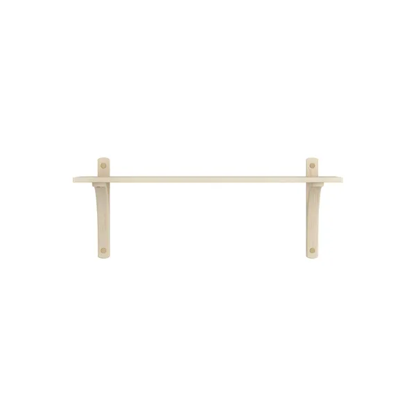 Levi 90 Shelf Small Brass/Ash