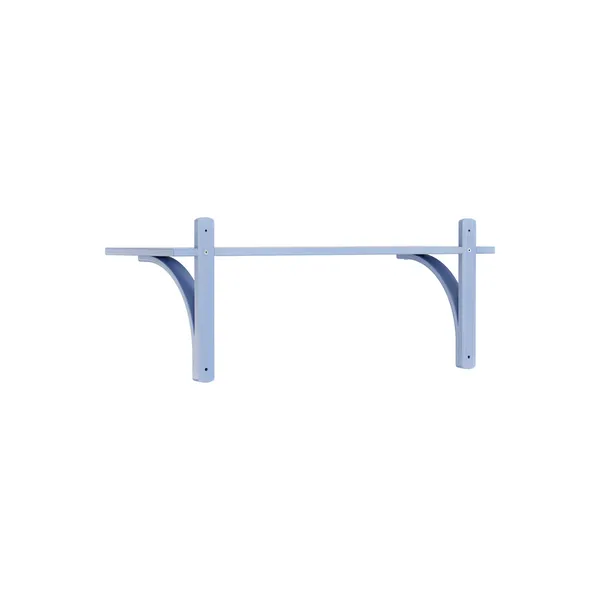 Levi 90 Shelf Small Aluminum/ Blue/Ash