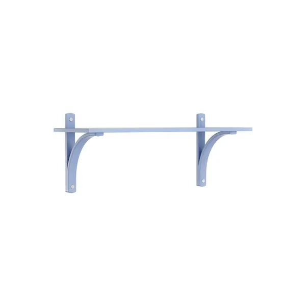 Levi 90 Shelf Small Aluminum/ Blue/Ash