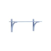Levi 90 Shelf Small Aluminum/ Blue/Ash