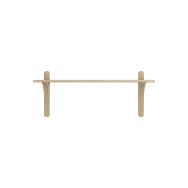 Levi 90 Shelf Small Aluminum/Oak