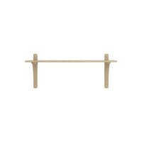 Levi 90 Shelf Small Aluminum/Oak