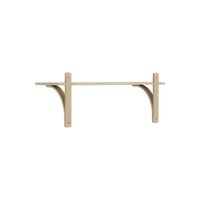 Levi 90 Shelf Small Aluminum/Oak
