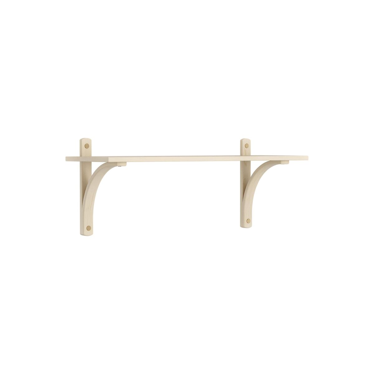 Levi 90 Shelf Small Aluminum/Ash