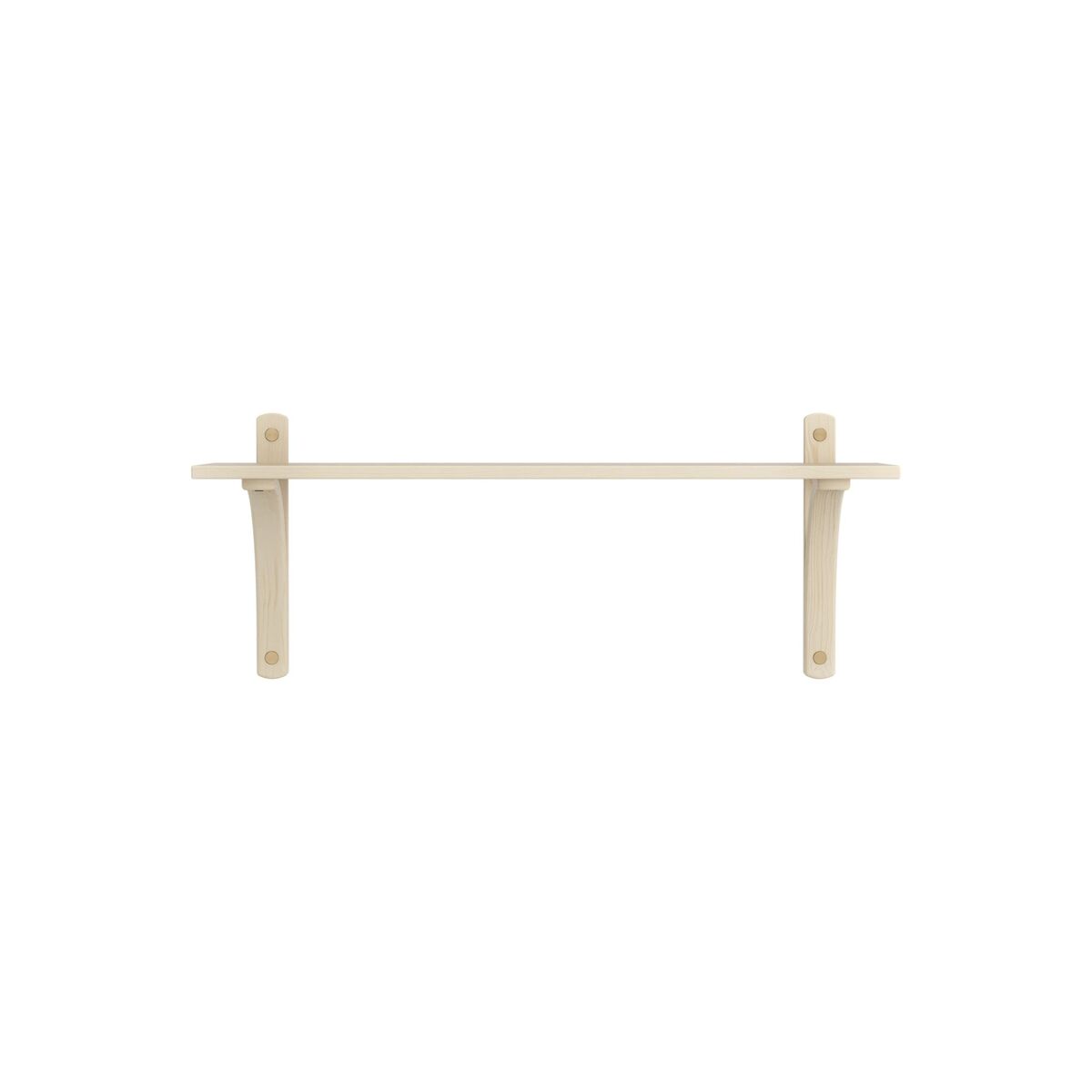 Levi 90 Shelf Small Aluminum/Ash