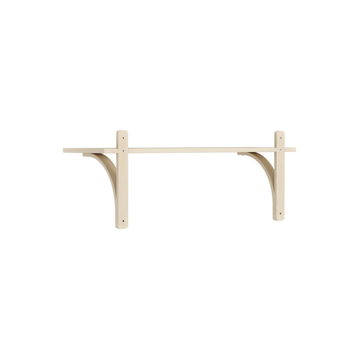 Levi 90 Shelf Small Aluminum/Ash