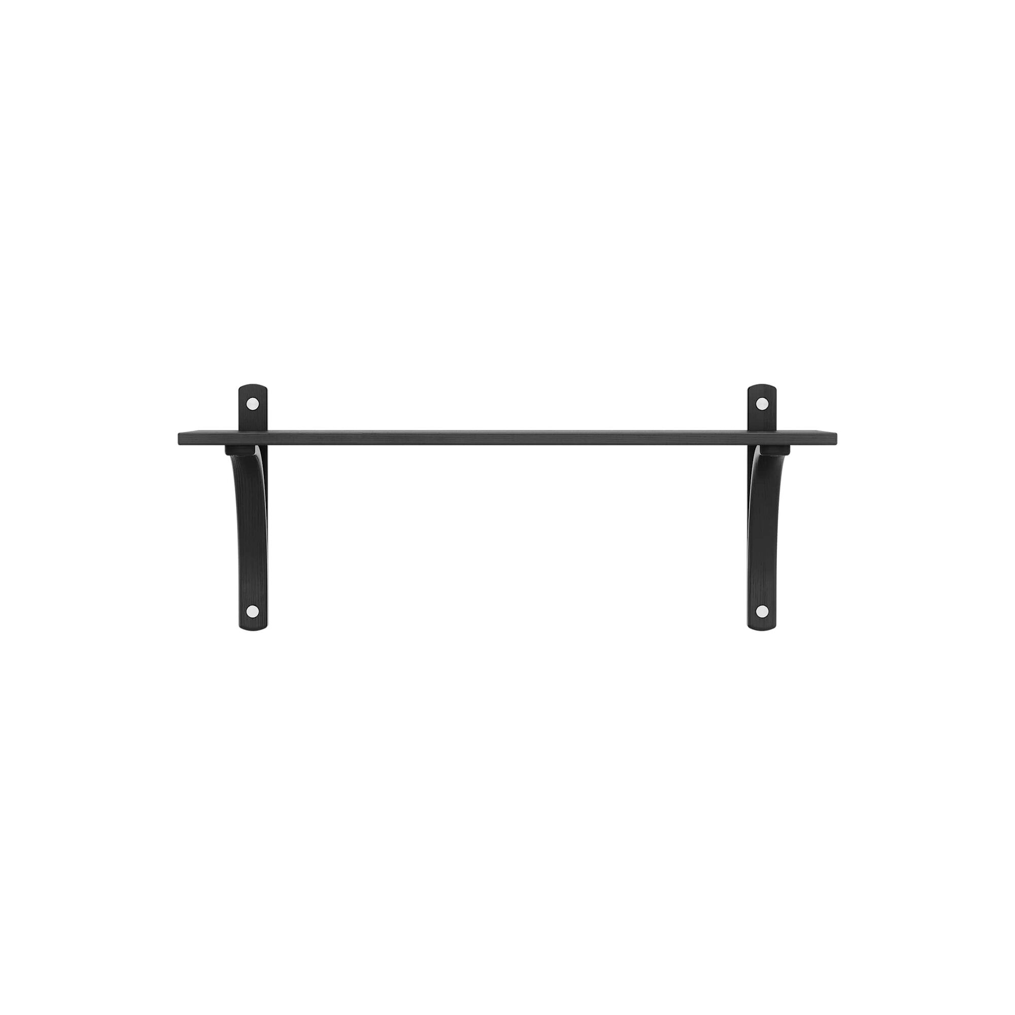 Levi 90 Hylde Lille Aluminium/Sort Ask