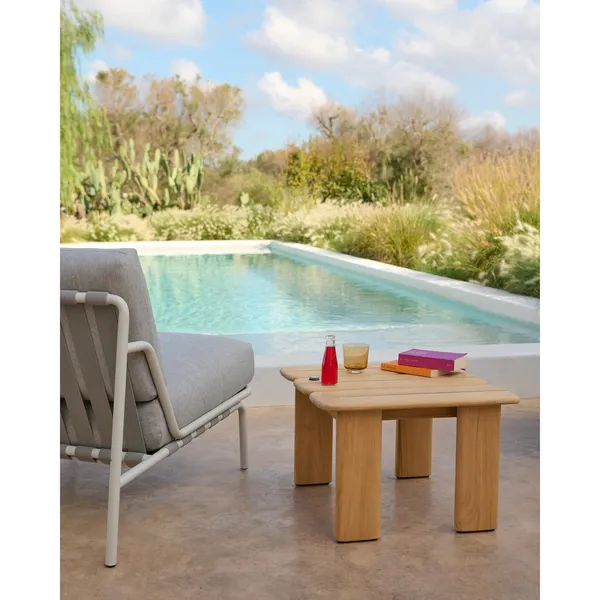 Assemble Outdoor Coffee Table 55x55 Teak