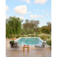 Assemble Outdoor Coffee Table 55x55 Teak