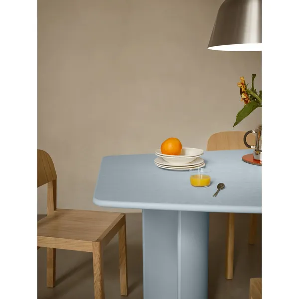 Re-Norm Dining Table 130x120 cm Light Blue