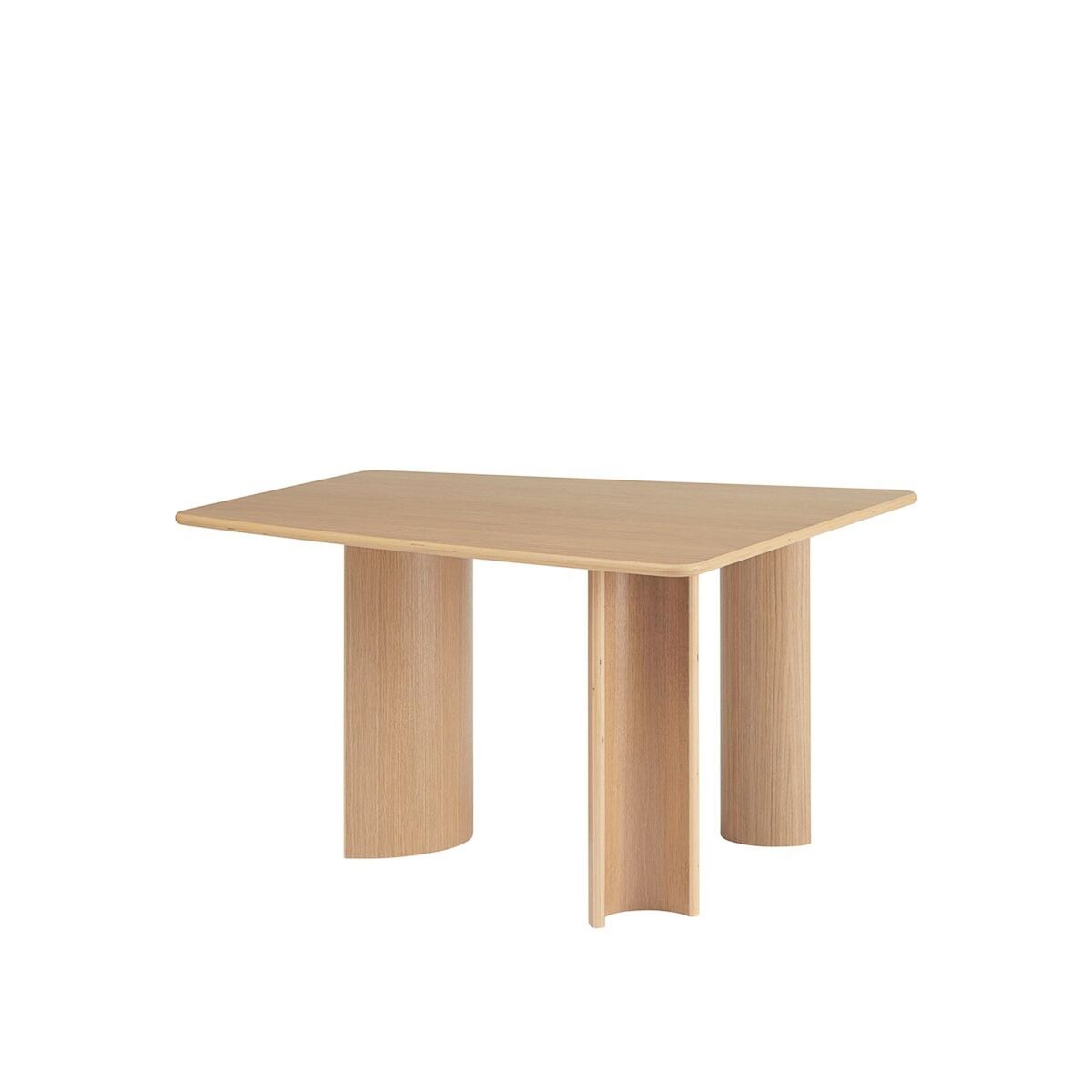 Re-Norm Dining Table 130x120 cm Oak Veneer | AndLight