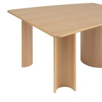 Re-Norm Dining Table 130x120 cm Oak Veneer