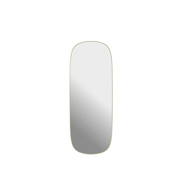 Innrammet Speil 118x44,5 cm Lys Gul/ Klar