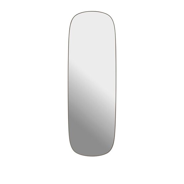 Miroir Encadré 150x50 cm Taupe/ Transparent