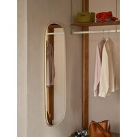 Framed Spejl 150x50 cm Taupe/Klar