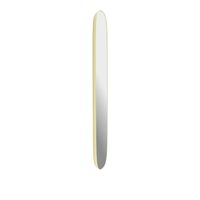 Framed Mirror 150x50 cm Light Yellow/ Clear