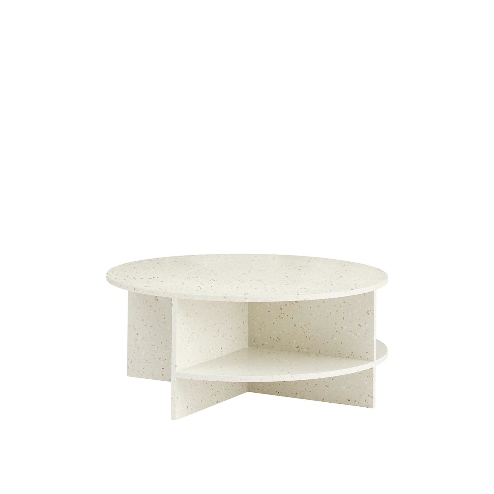 Halves Salongbord i Off-white/terrazzo