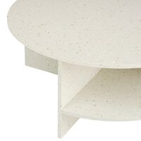 Halves Coffee Table Off-White/Terrazzo