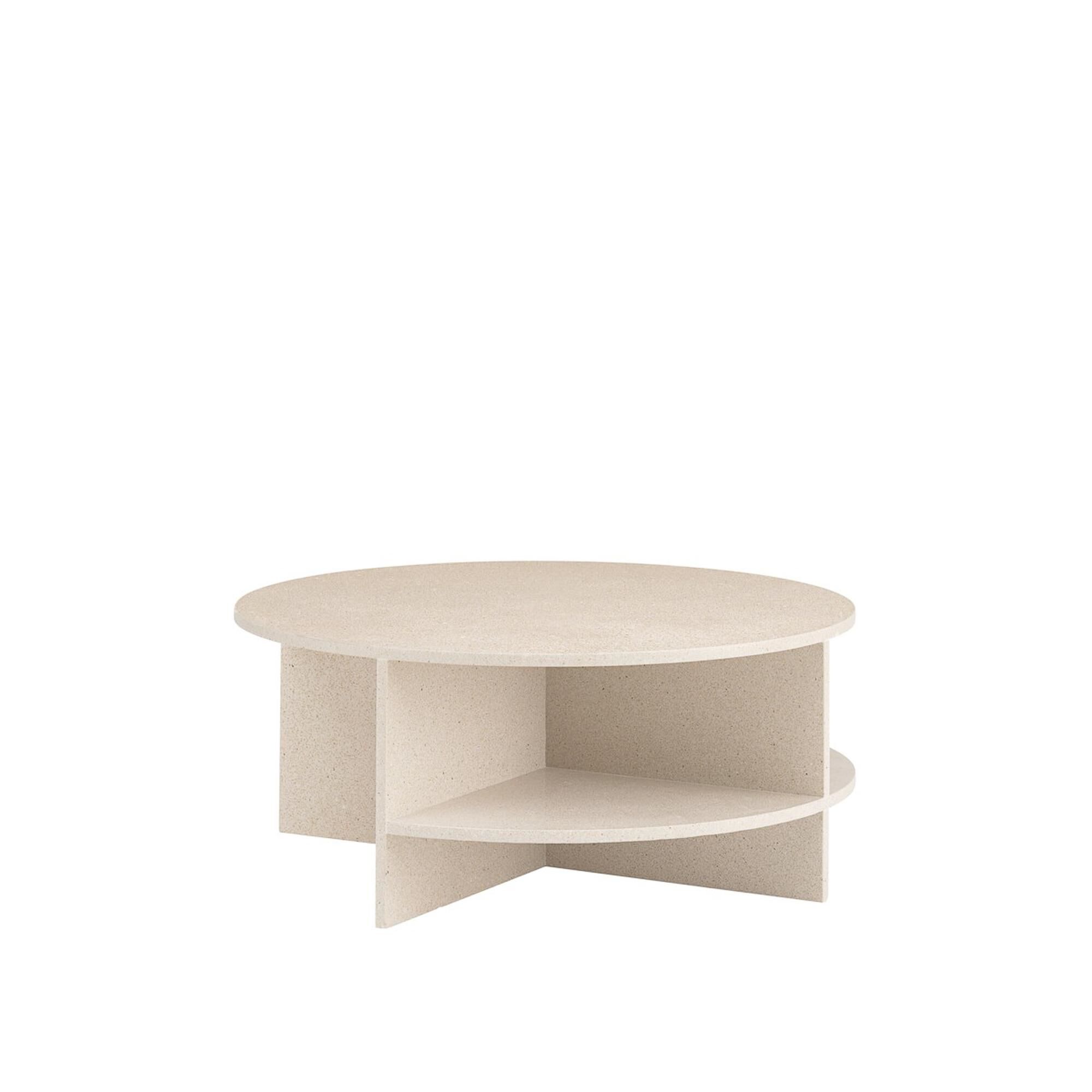 Halves Salongbord Lys Taupe/terrazzo