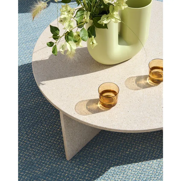 Halves Coffee Table Light Taupe/Terrazzo