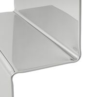 Pleat Spejl 227x57 cm Poleret Stål