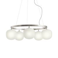 Rime Chandelier Aluminum Gray